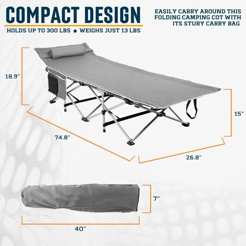 Portable ultra-light aluminum alloy in the field Camping Cots