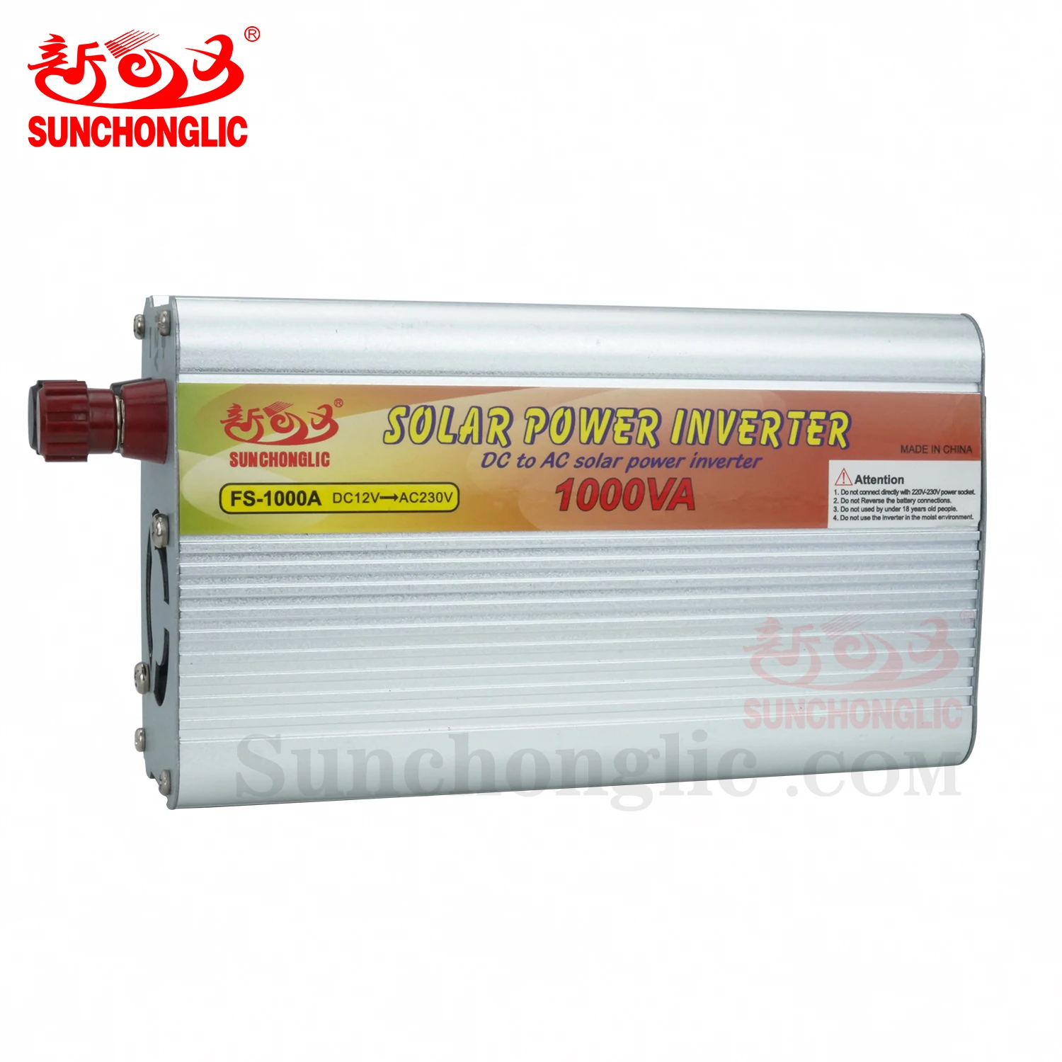 Sunchonglic inverter 1000w 12v 220v dc to ac 1000va 1000 watt modified sine wave solar power inverter