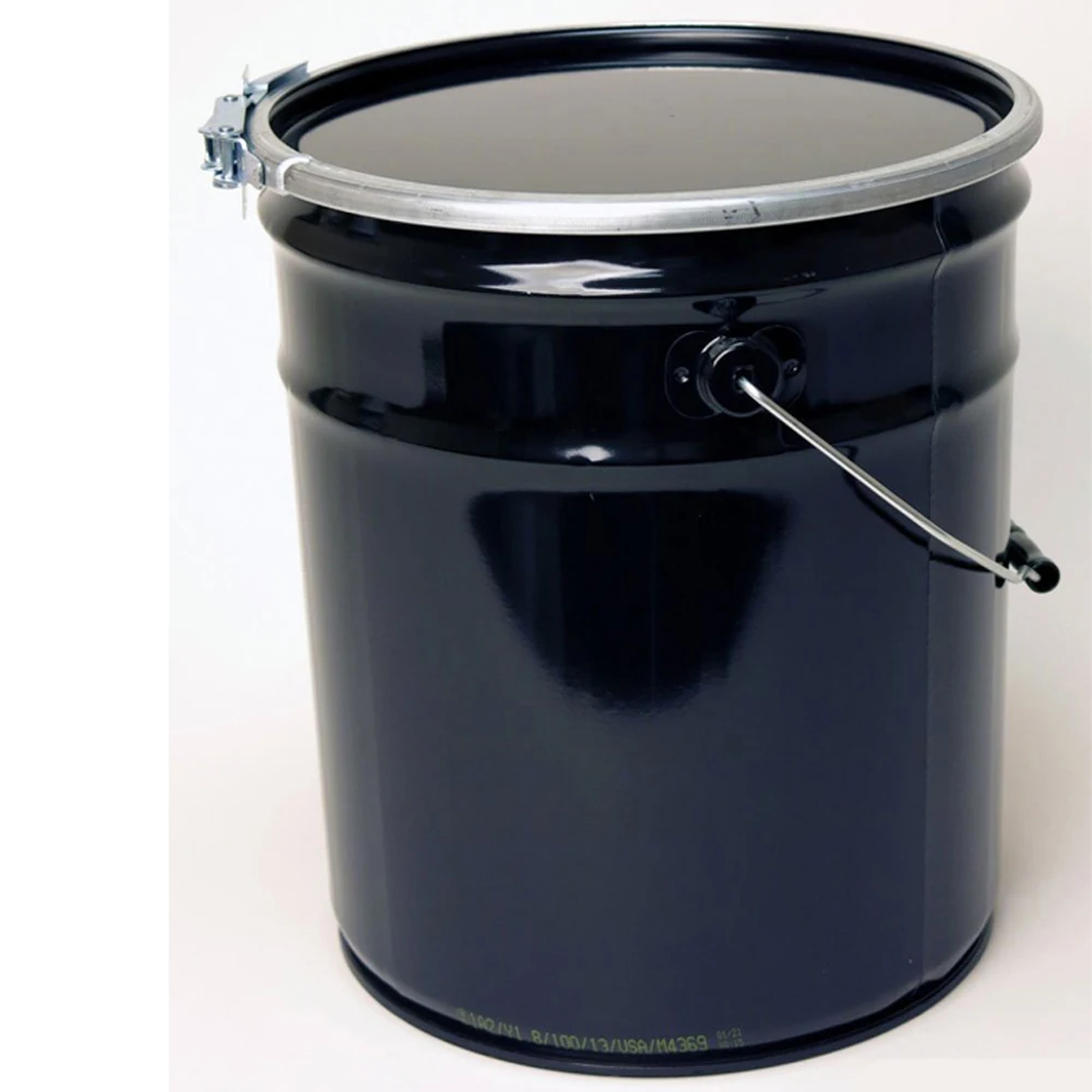 lock ring lid with small lock  of 20 liter tinplate steel pail  bucket with iron hoop