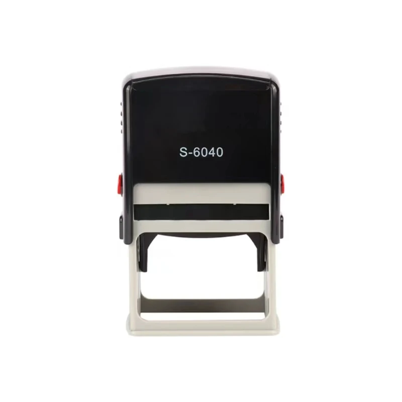 Custom 6040 Adjust Multi Color Plastic Square Blank Self Inking Number Stamp.