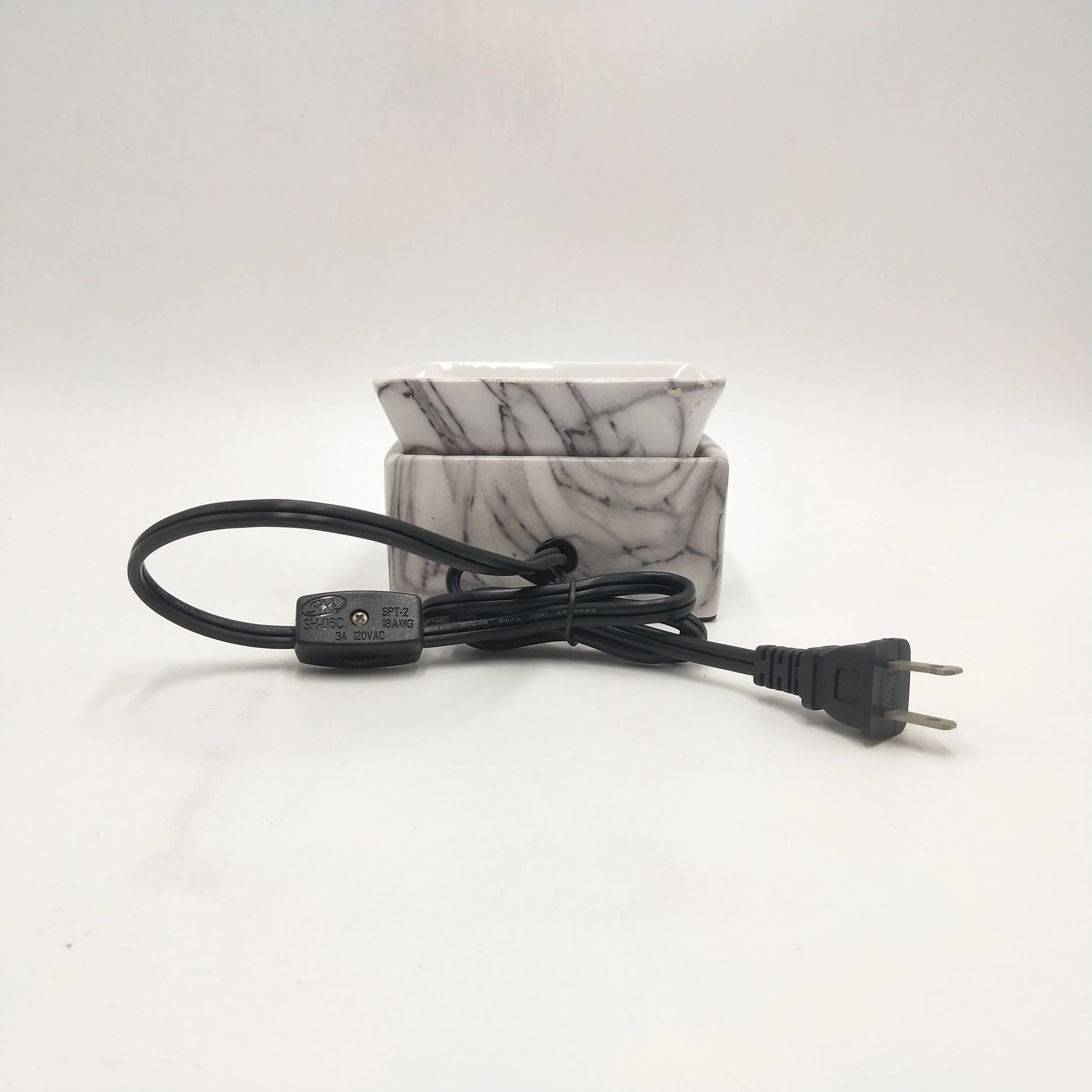 wholesale handmade China home tabletop decoration ceramic electric fragrance scented melts wax burner candle warmer