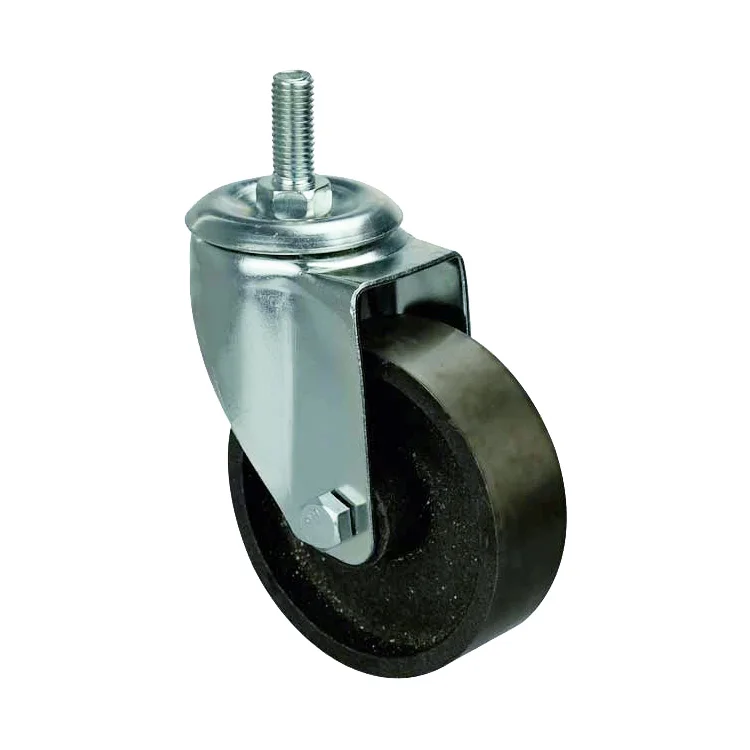 Heavy duty  steel furniture castors Antique Furniture Cast iron Caster wheels