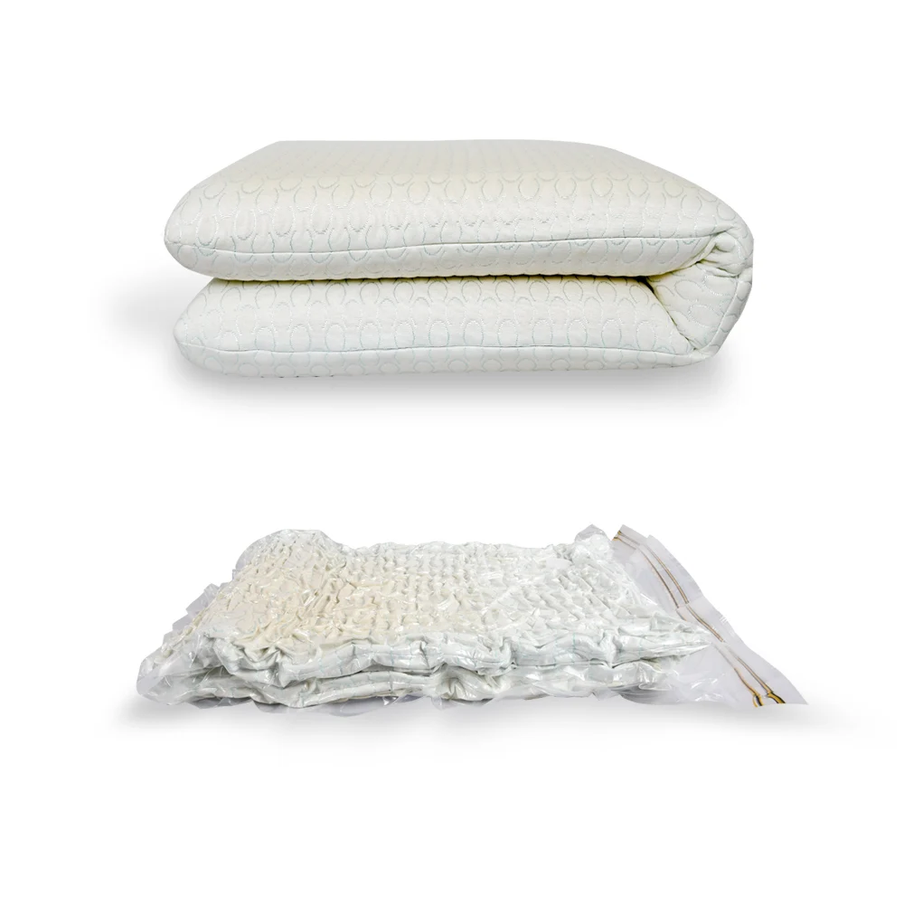 Hot low-priced custom logo bed quilt pillow sheets vacuum packaging travel bag portable bag