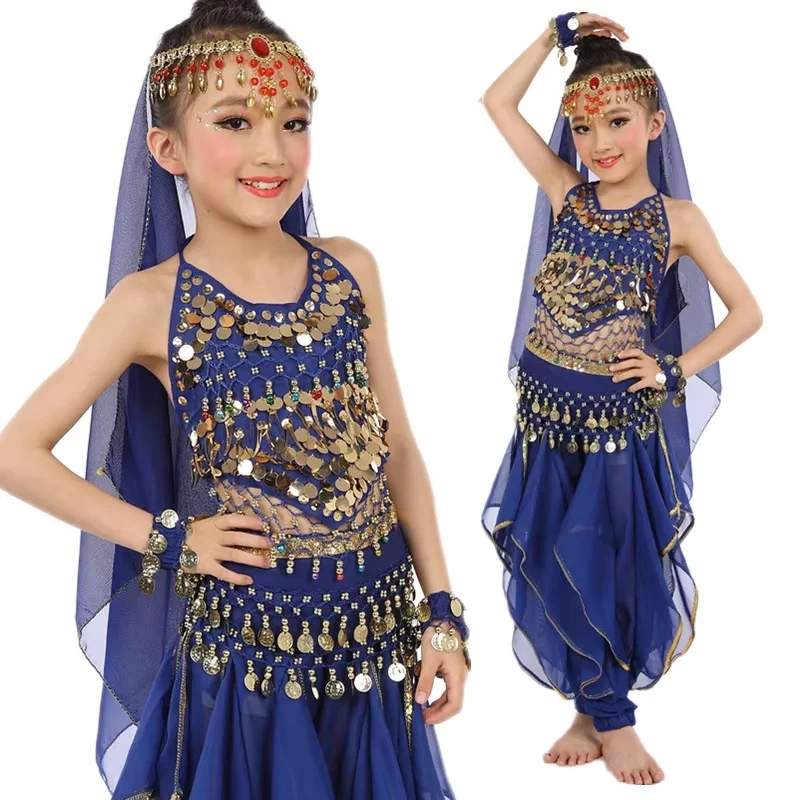 Cheapest Belly Dance Costume Indian Dance Dress performance wear belly for kids
