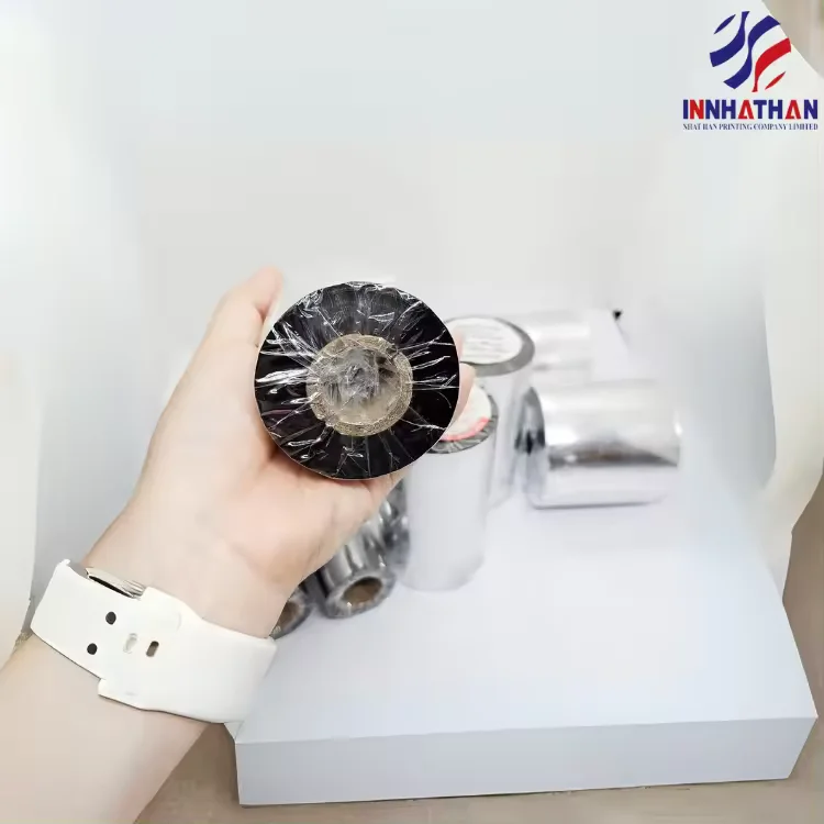 Ribbon Ink Best ChoiceInk Side Outside Fax MachineSize 110*300 55*303 Customizable  Width Thermal Transfer Ribbon Bulk