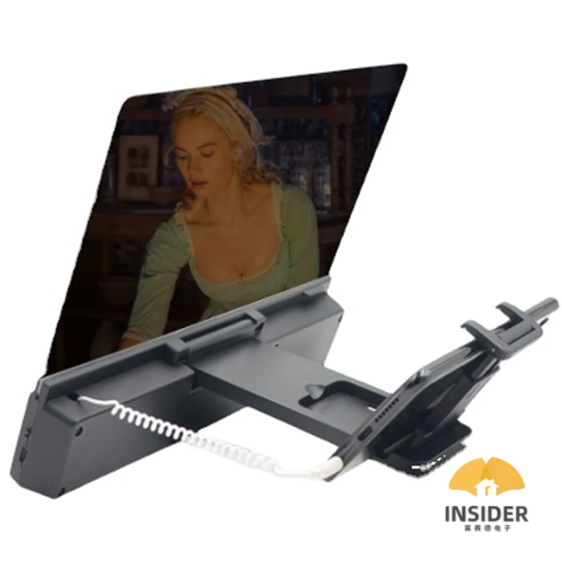 Увеличенное стекло увеличительное новейшее определение увеличенное 3D видео держатель для рабочего стола поставщик Hd усилитель экрана мобильного