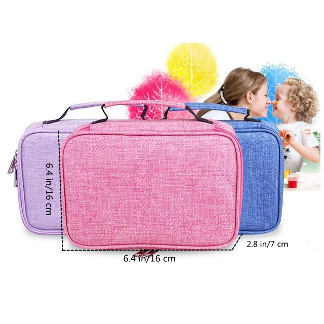 Multi-functional Stationery Pouch 72 Slots Colored Pencil Case For Artist Painting Portable Pencil Case