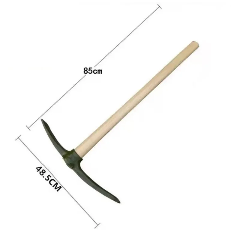Garden mattock round hoe digging tools combat readiness shovel pickaxes railway steel large agricultural pickaxe