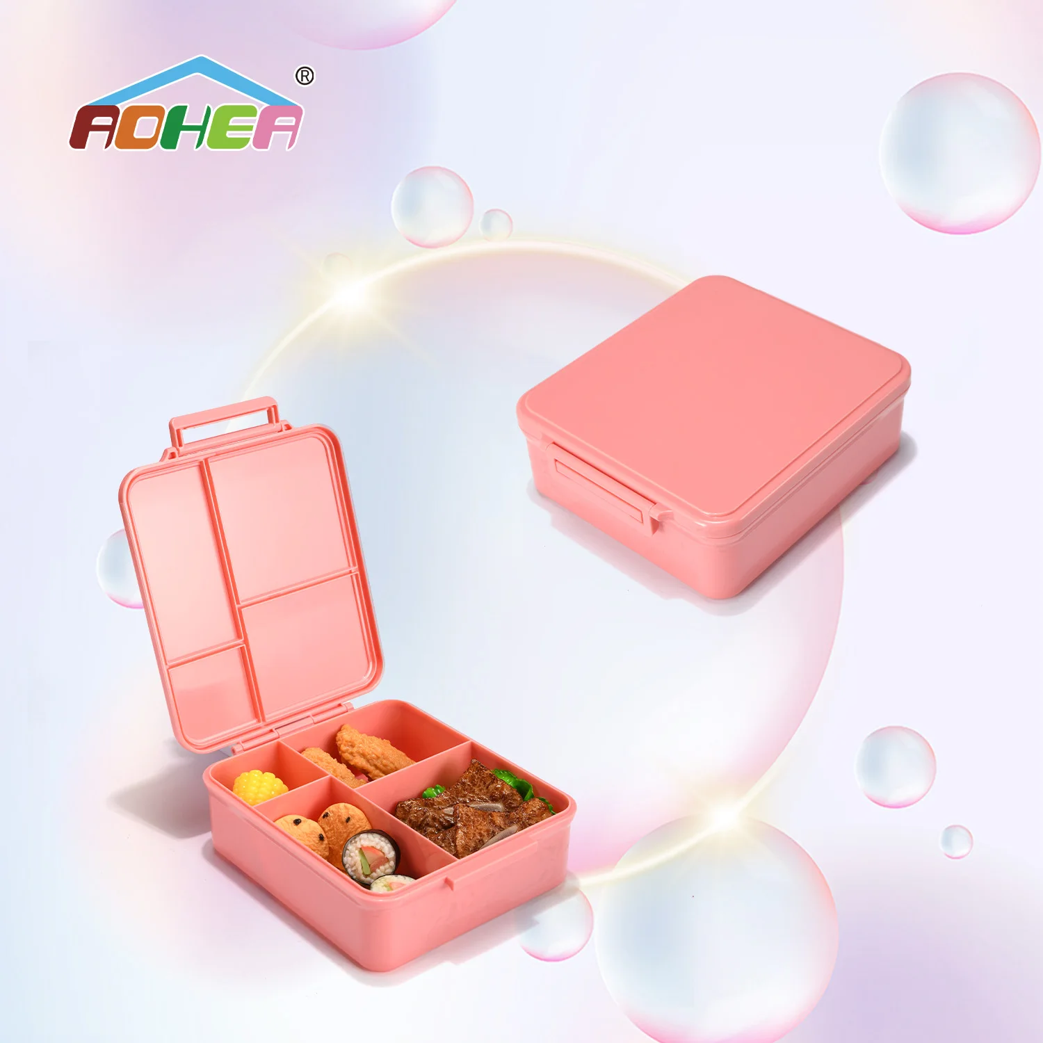 Leak Proof Insulated Kids Bento Lunch Box Thermo Lunch Bento Box with Insulated Thermos Food Jar