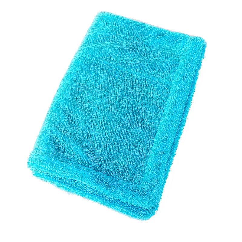 1200gsm 1400 gsm thickened car wash accessories towel twisted loop car cleaning drying microfiber towel car wash