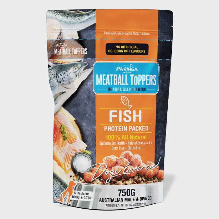 
Meatball Toppers Dog Treats Dog Food Cooked Pet Food Fish Flavor 