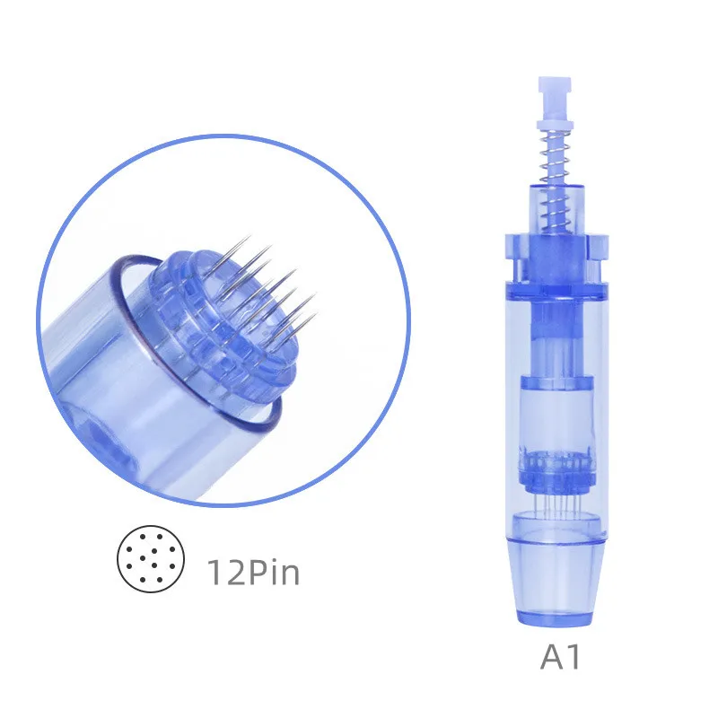 Replacement Bayonet Best cartridge for needle 12 pins blue needle cartridges derma