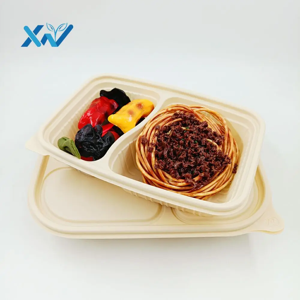 Biodegradable Lunch Boxes, Corn Starch Fast Food Boxes,
