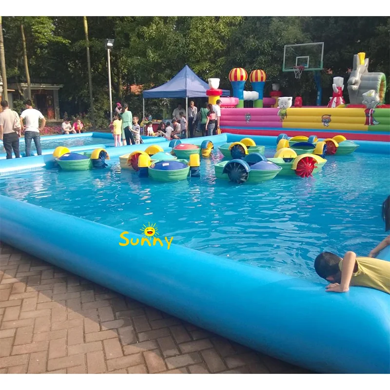 Outdoor commercial portable inflatable swimming pool courtyard outdoor beach pool summer water sport