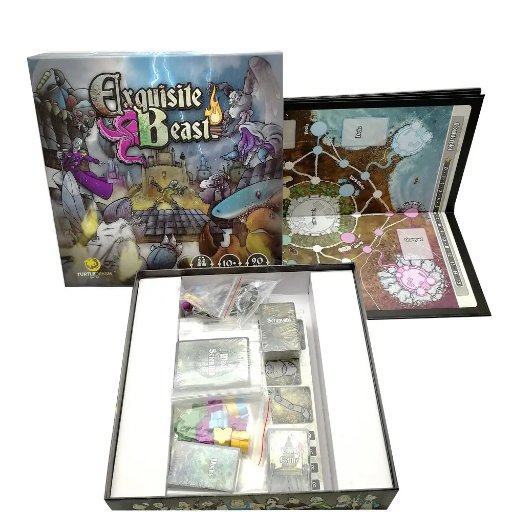 Custom Dry Erase Card Board Game Colosseum Impression Boardgaming