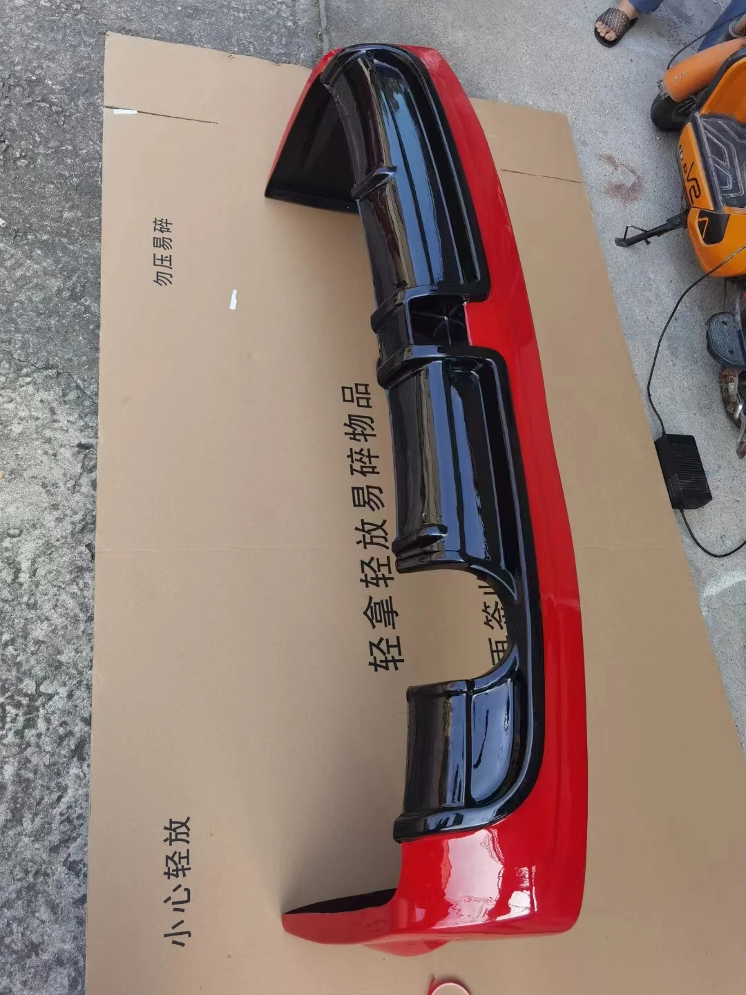 OEM PP Gloss Black Front Bumper Lip splitter 06-11 civic bodykit