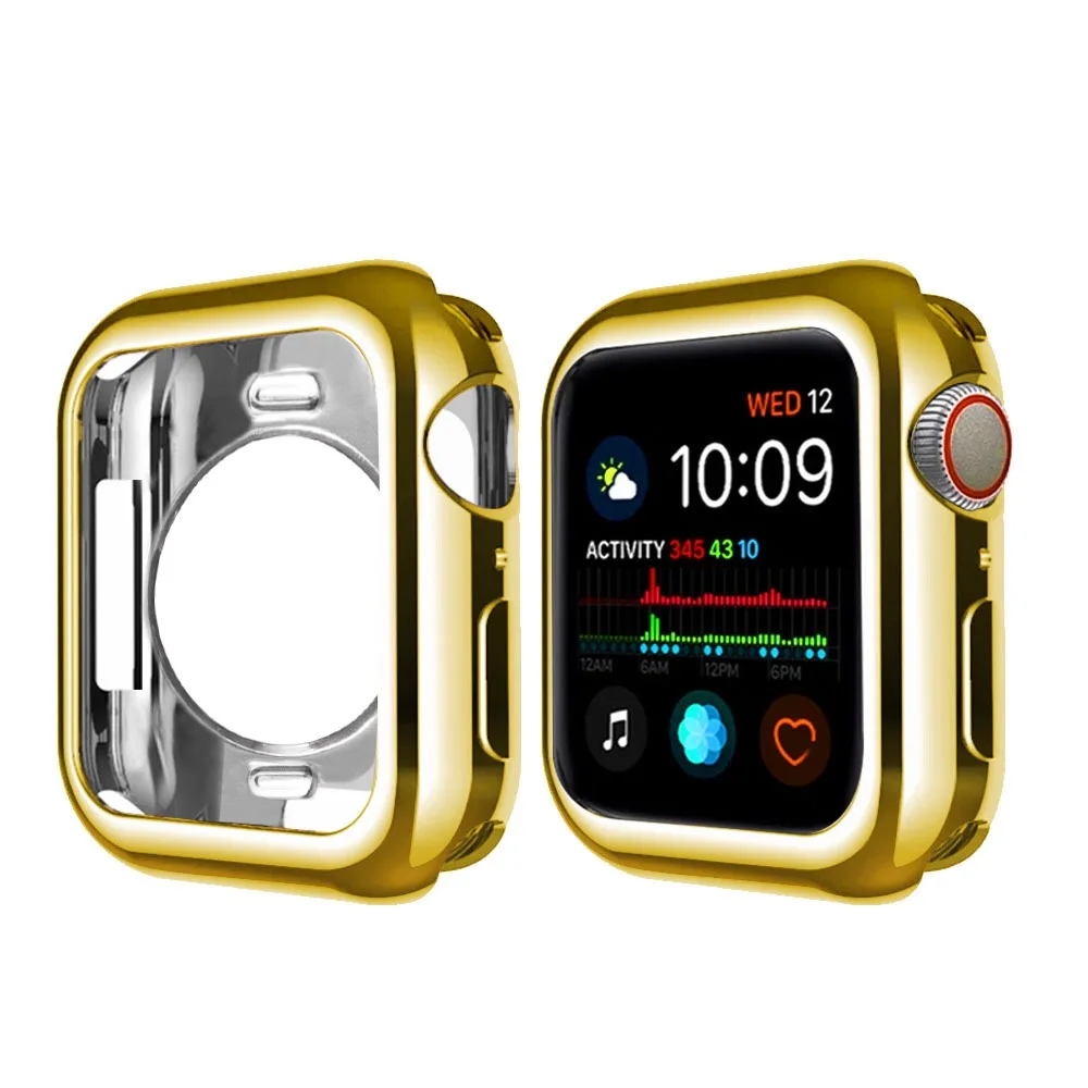  Защитный чехол 360 градусов для часов apple Watch case tpu i watch 6 5 4 3 2