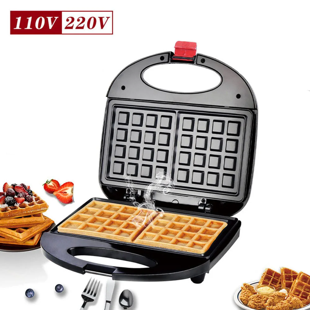 Cheap Price Removable And Washable Mini Waffle Maker Breakfast Sandwich Non Stick Portable Waffle Maker
