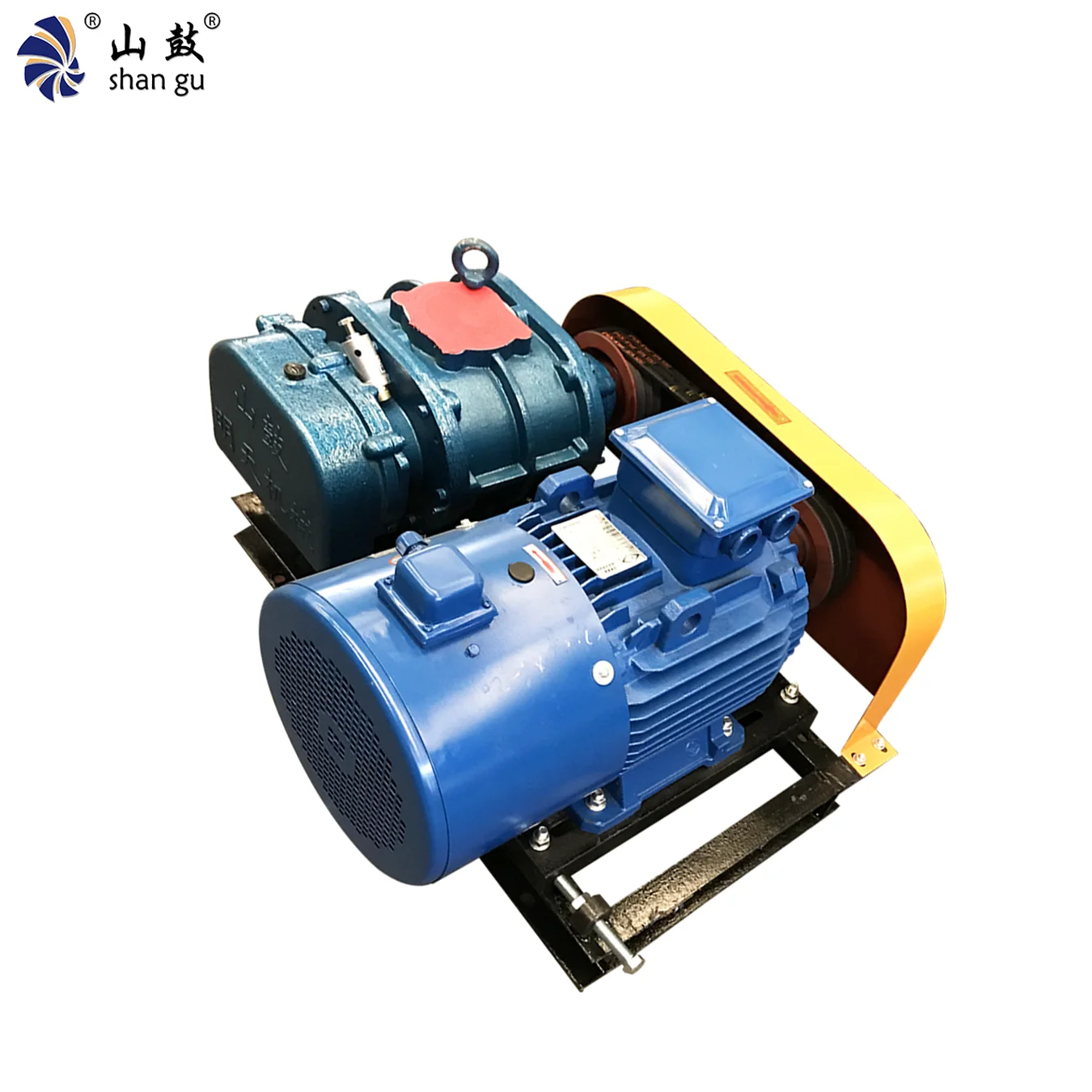 Промышленный воздуходувка Shangu с высоким давлением тремя лопастями RSR-100 воздушное охлаждение цементный химический малошумный воздуходувки для охлаждения воздуха