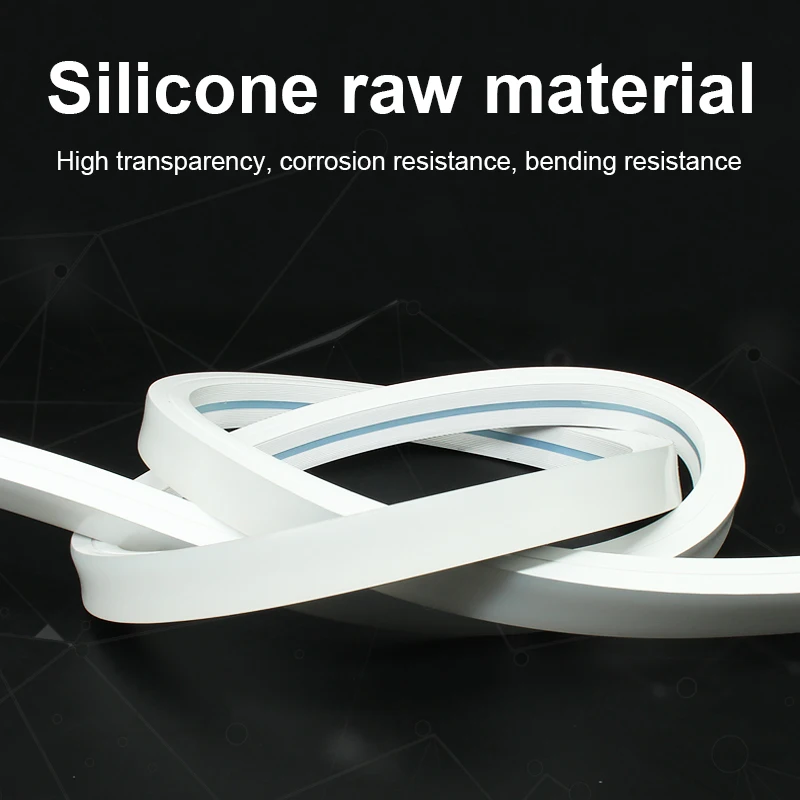 Factory Neon Flex LED Lights Strip SMD 2835 Waterproof Outdoor Signs Body Rope Light 24V Flexible Soft PVC LED Neon Strip Lights
