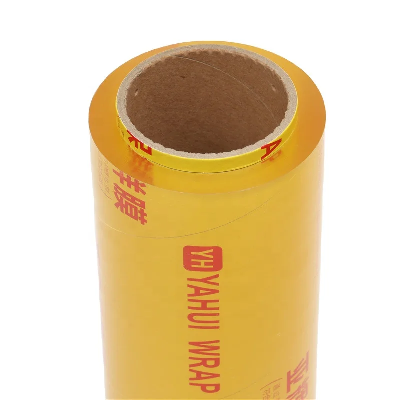 10 Micron Clear PVC Food Wrap Cling Film For Fruits Packaging