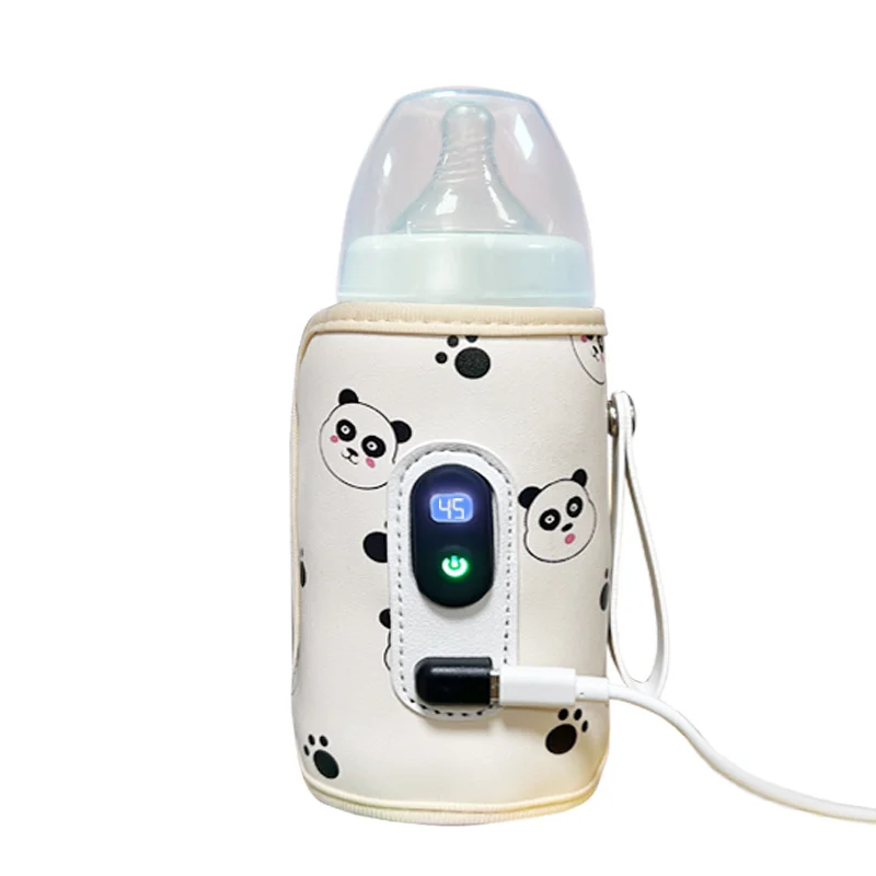 New Design Indoor/Outdoor Smart Drinkware Intelligent Baby Bottle Warmer Portable Heating Milk Heater for Baby Feeding