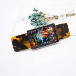 Новое поступление, аксессуары для украшения волос из целлюлозного ацетата, Французская заколка