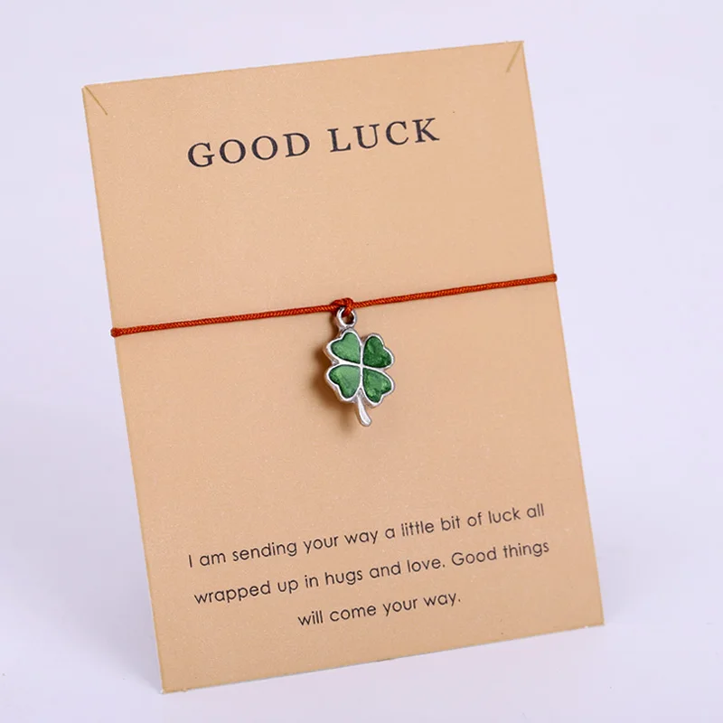 LWD60128 Guardian Angel Wings Baby Foot Feet Infinity Love Peace Balance Karma Good Luck Shamrock Clover Charm Bracelets