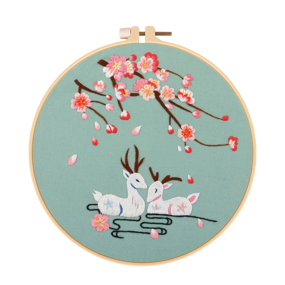 Стартовый Набор для вышивки с узором и инструкциями, Набор для вышивки крестом для гостиной