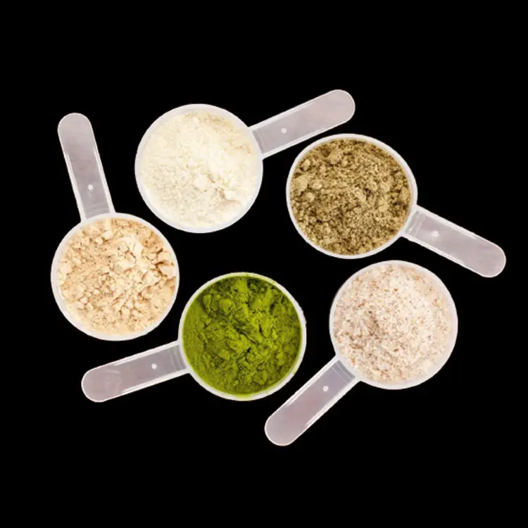 Custom Logo 40 mL Protein Spoon Plastic Long Handle Scoop for Measuring Coffee, Pet Food, Grains, Spices and Other Dry Goods