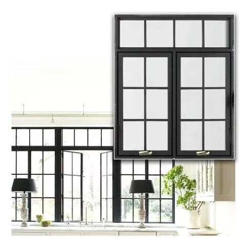LongTai (Rokee)Factory price wood stainless double tempered glass aluminium thermal break windows
