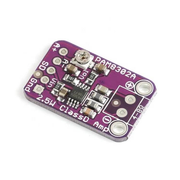2.5W Class D  development board miniature Single Channel  digital power amplifier PAM8302  PAM8302A