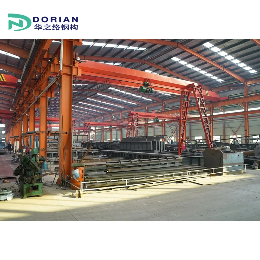 Steel Structure Warehouse Workshop Prefabricated Buildings With Glass Window For Sale