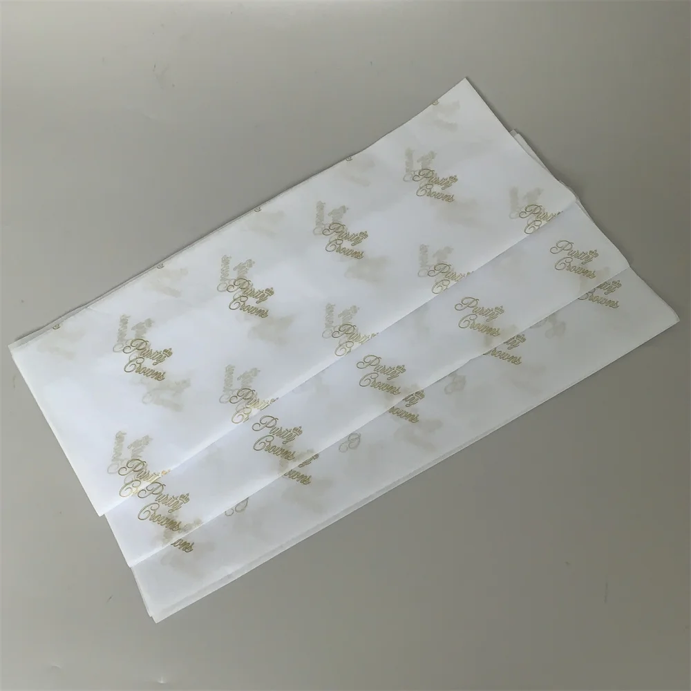Wholesale Custom Gold  Logo Printed Gift 17g Packaging Clothes Flower Food Jewelry Shoes Soft Thin Tissue Wrapping Paper