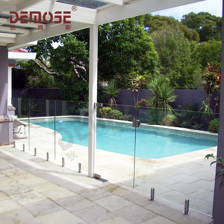 clear glass baluster for villas swimming pool