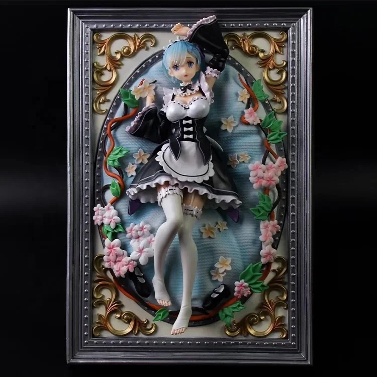 Re:Zero-based life in another world GK photo frame Lem dress three-dimensional photo frame boxed figure
