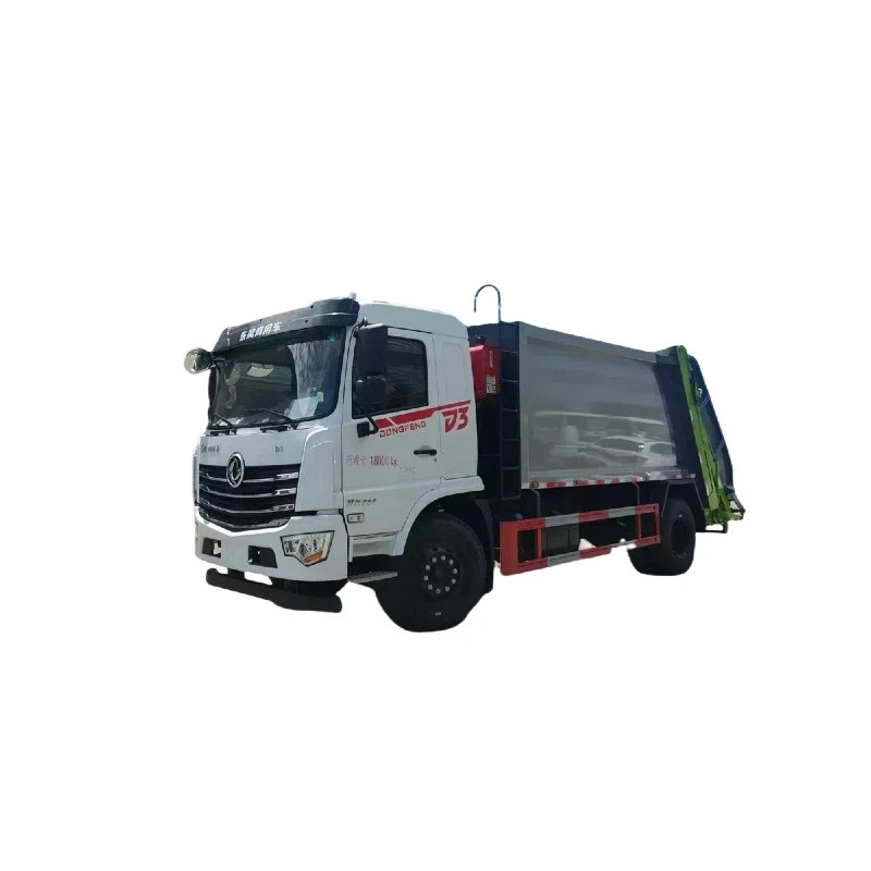 New garbage truck Dongfeng 4500mm wheelbase with remote control of 15 square compression garbage truck