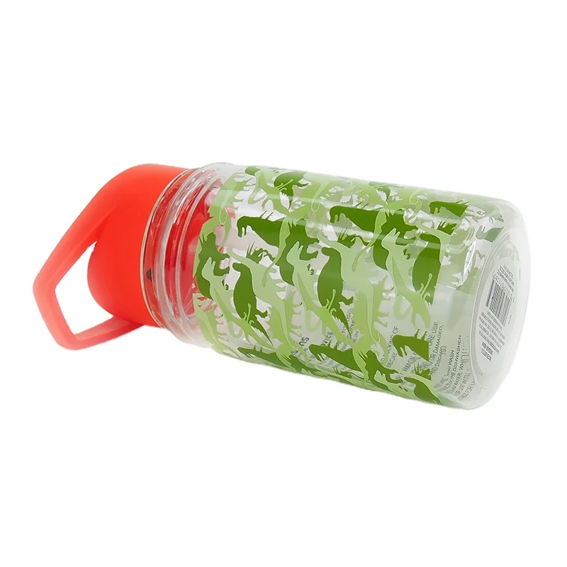 Plastic kids water bottle straw drinking children school bpa free kids drink school cute water bottle