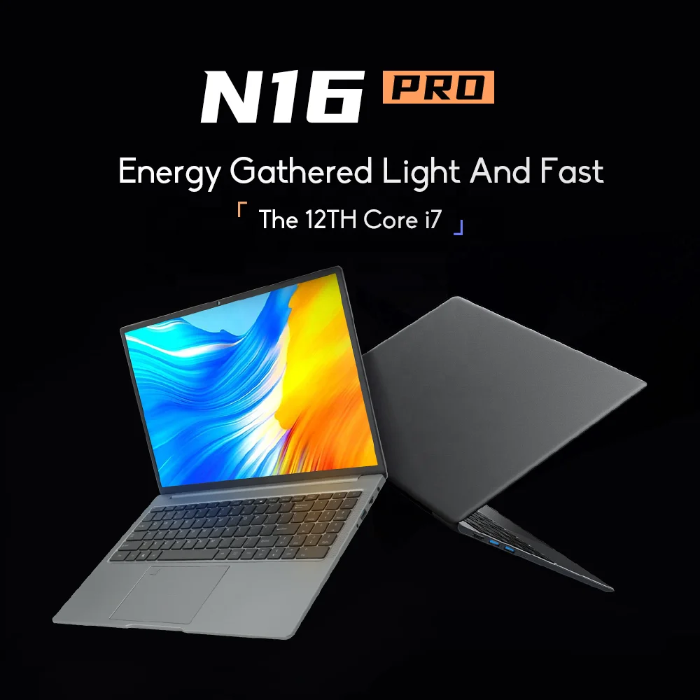 Oem Gaming Laptop 16 inch Intel 12th Gen Core i7 2.5K IPS Display 165Hz Refresh 16GB Ram Wholesale Notebook Computer Laptops