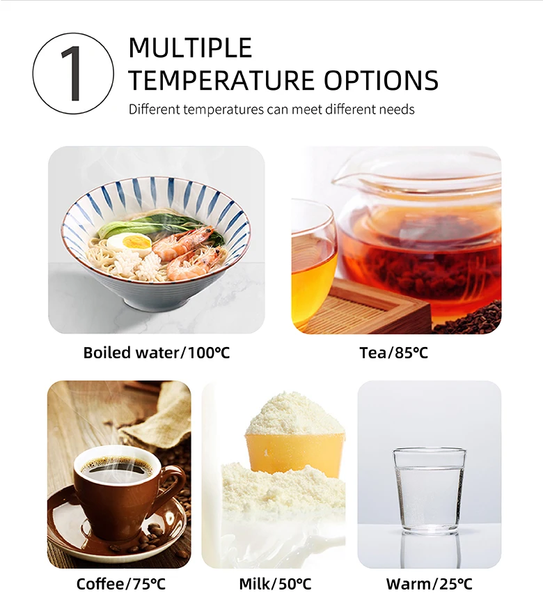 Filterpur new design factory price water dispenser desktop instant hot water heater