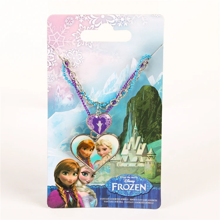 Yifan Kid Most Popular Elsa Princess Picture Love Children Cartoon Necklace
