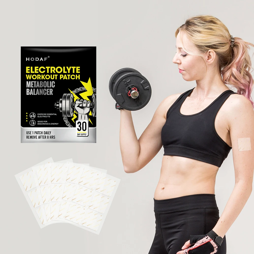 Supports Wellness with Functions Cruelty Free Water Resistant Electrolyte Workout Patch