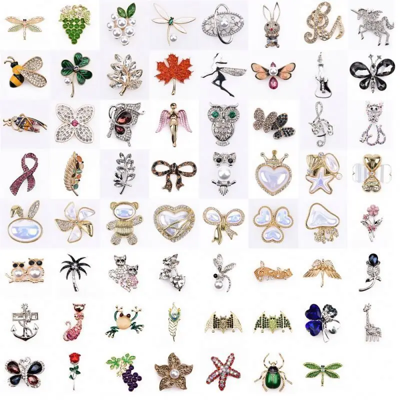 Bling Alloy Rhinestone Shoe Charms PVC Dragonfly Rose Insect Owl for Slipper Design Christmas Gifts for Shoe Decorations