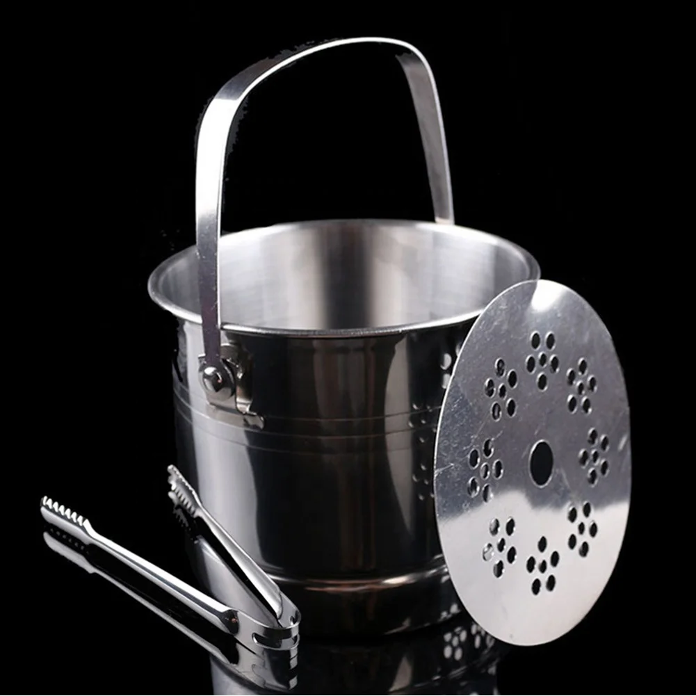 Hot sale stainless steel barware 1.6 liter small metal wine bucket ice bucket