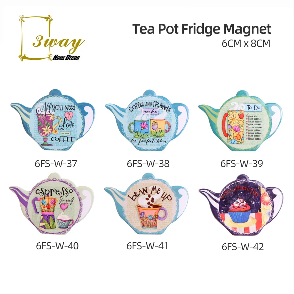 Tourism Souvenir Ceramic Fridge Magnet Sublimation magnets Clear Printing Textured Custom Wholesale Refrigerator Magnet