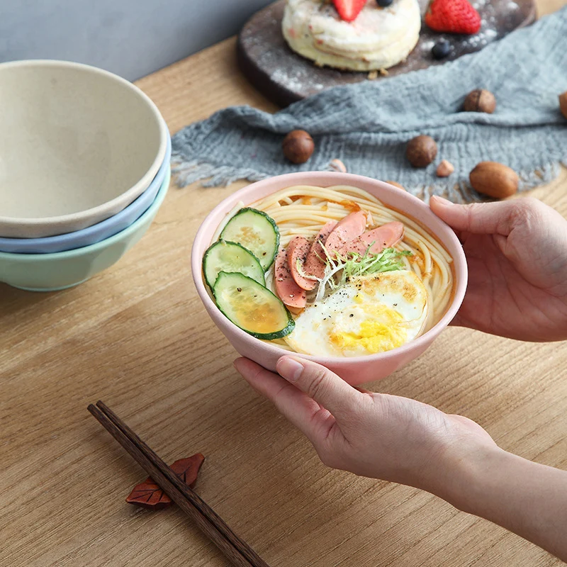 wholesale kitchen plastic bowls summer New products ramen food bowls for lunch and dinner Healthy material for kids