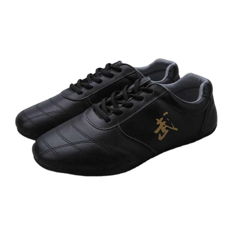 Leather Tai Chi Shoes Unisex Sports Martial Arts Wushu Kungfu Shoes
