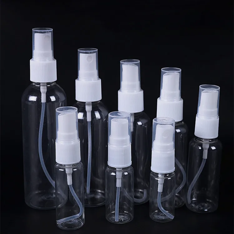 60 Ml 50 Ml Pet Hand Sanitizer Bottle Plastic Mist Spray Pump Bottle 2oz 1.7oz With Mist Sprayer Pump