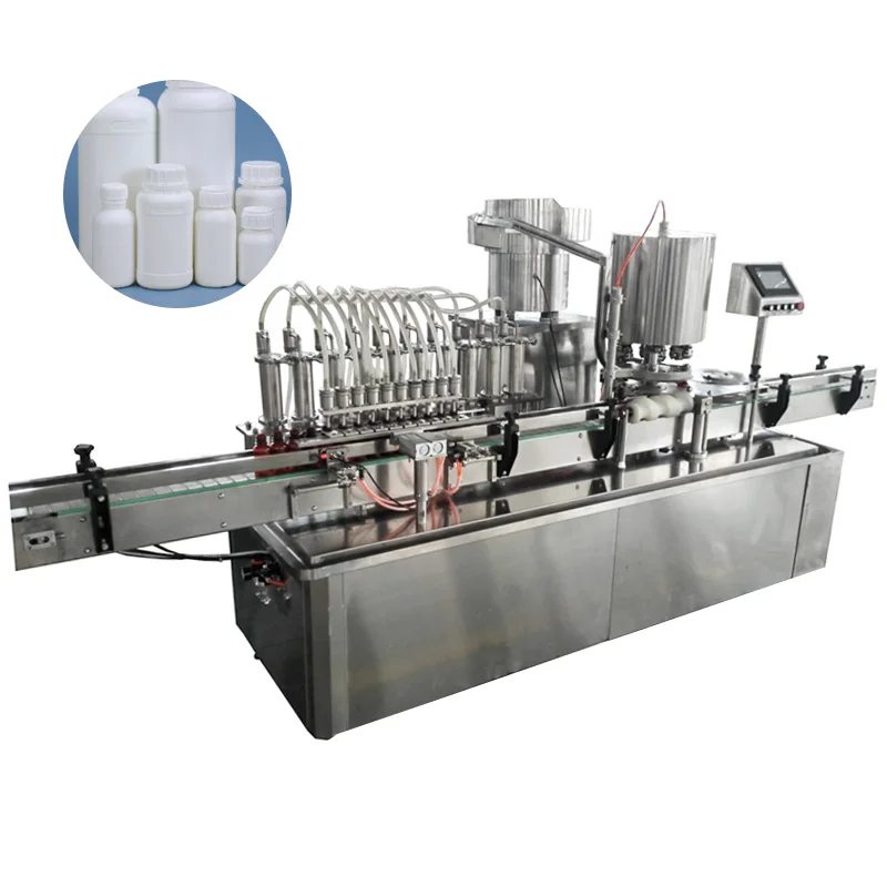 Hot sale glass and plastic bottle automatic liquid filling machine/ pot filling machine