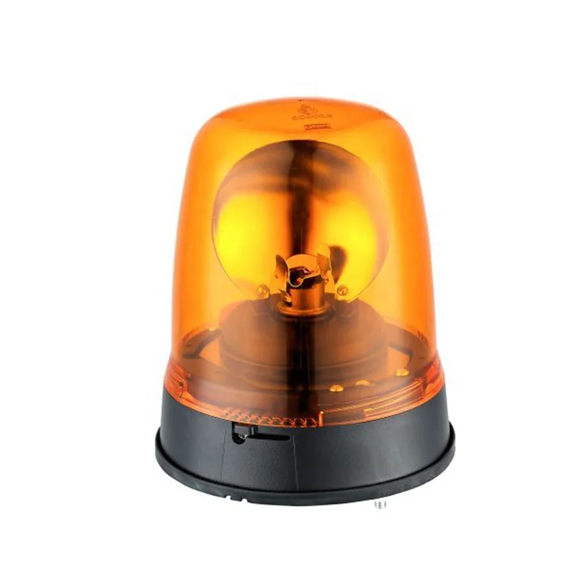 Factory Price H1 Halogen Rotating Emergency Warning Beacon,12V/24V Amber  Safety Truck Revolving Rotary Light